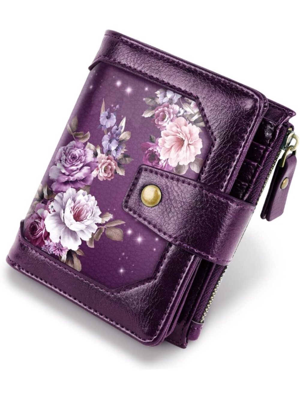 Small Women's RFID Wallet - Billfold Credit Card Holder & Stylish Purse